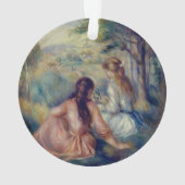 In de wei van Renoir: Kerstmis Ornament (achterkant)