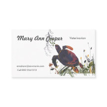 In de wilde Waterverf moderne exotische schildpad