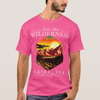 In de wildernis Alaska USA  ontwerp TShi T-shirt