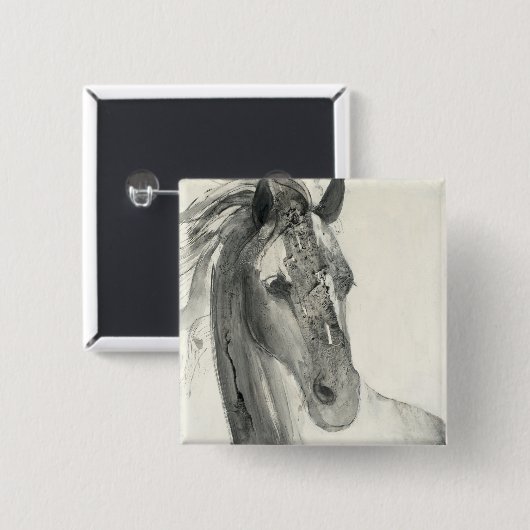 In de wind I Vierkante Button 5,1 Cm (Voorkant /achterkant)