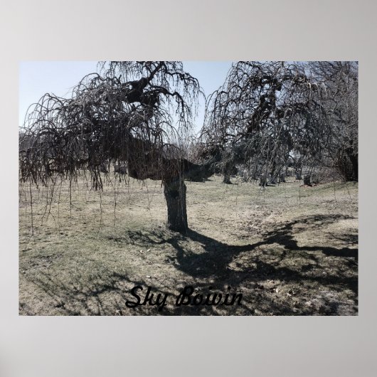 In de wind staan poster (Voorkant)