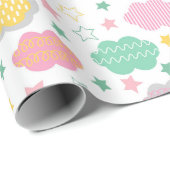 In de wolken cadeaupapier (Rol Hoek)