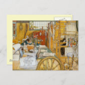 In de workshop met mam briefkaart (Voorkant / Achterkant)