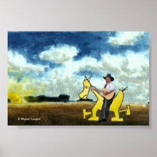 In de zon poster