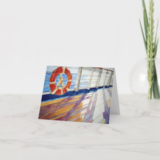 In de Zonsondergang Kaart (Voorkant)