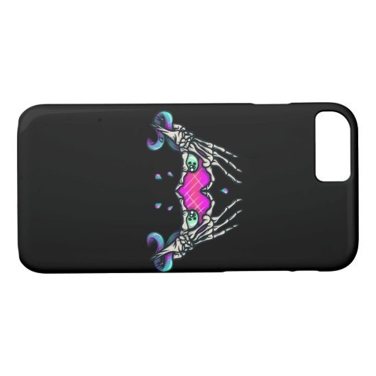 In Death - Skelet Hart Handen Case-Mate iPhone Case (Achterkant (Horizontaal))