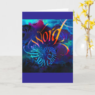"In den Beginne" 5" x 7" Vouwkaart Kaart