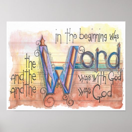 In den beginne poster (Voorkant)