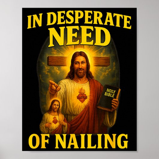 In Desperate Need Of Nailing Funny Gen Z Brainrot  Poster (Voorkant)