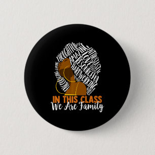 In Deze Cl Zijn We Familie Black History Month Te Ronde Button 5,7 Cm