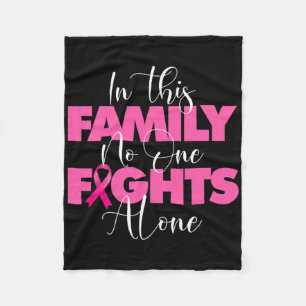 In deze familie bestrijdt niemand alleen kanker bo fleece deken