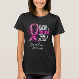 In deze familie vecht alleen borstkanker Awarenes T-shirt