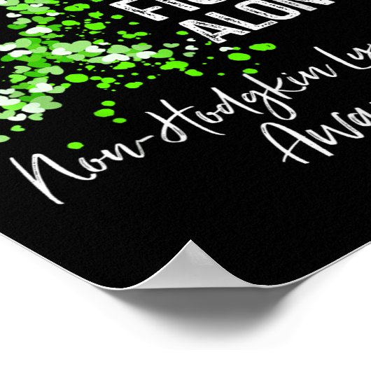 In deze familie vecht alleen non-Hodgkin lymfoom Poster (Hoek)