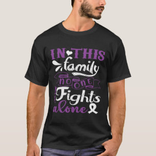 In deze familie vecht niemand alleen de alvleeskli t-shirt