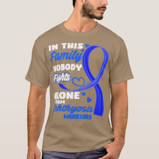 In deze familie vecht niemand alleen het team Icht T-shirt