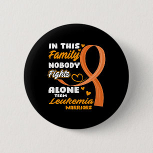 In deze familie vecht niemand alleen team leukemie ronde button 5,7 cm