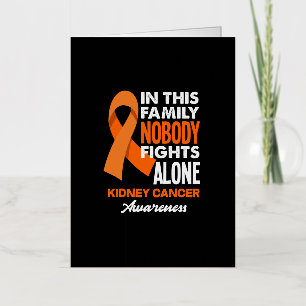 In deze familie vecht niemand alleen tegen nierkan folie wenskaart