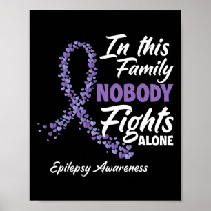 In deze familie vecht niemand alleen tegen Paarse  Poster