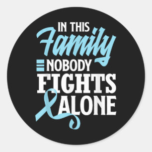 In deze familie vecht niemand alleen tegen prostaa ronde sticker