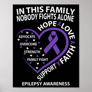 In Deze Familie Vecht Niemand Tegen Epilepsie Bewu Poster
