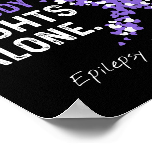 In deze familie vecht niemand tegen epilepsie poster (Hoek)