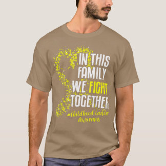 In deze familie vechten we samen tegen kinderkanke t-shirt