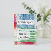 In deze ruimte Briefkaart (Staand voorkant)