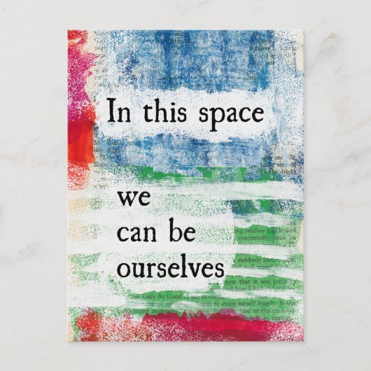 In deze ruimte Briefkaart (Voorkant)