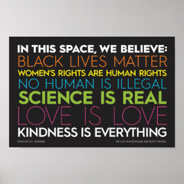 In deze ruimte... Kindheid is alles teken Poster