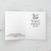 In deze tijd van verlies, Schriftuur troost Zwaan Kaart (Binnen)