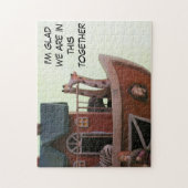 In dezelfde boot legpuzzel (Verticaal)