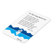 In die diepe reflectie_3"x4" Flexibele magneet (Linkerzijde)