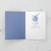 In Diepste Medeleven Mooie Blauwe Libel Kaart (Binnen)