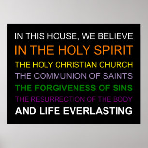 In dit huis geloven we poster