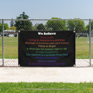 In dit huis geloven we Republiek Spandoek