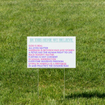 In dit huis geloven we Yard / Kantoor