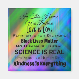 In dit Huis... Human Rights Magnet Magneet