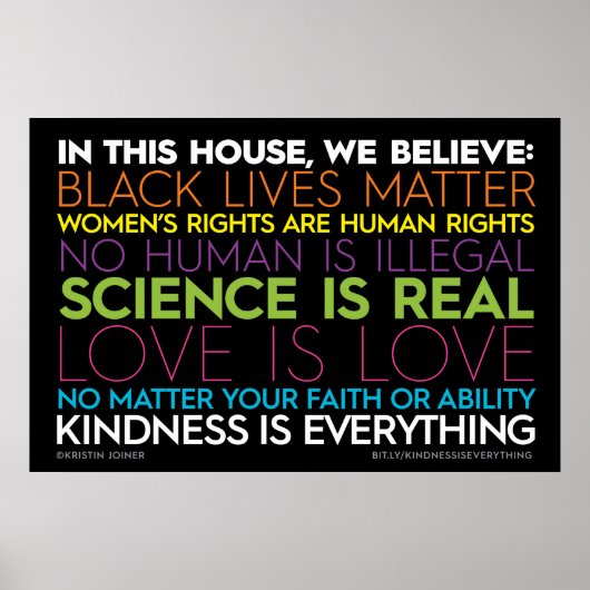 In dit Huis... Kindheid is alles teken Poster (Voorkant)