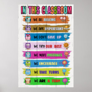 In dit klaslokaal Poster