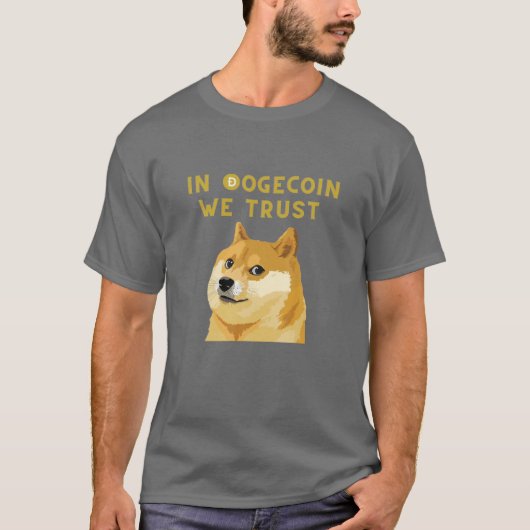 In Doekoetsen in We Trust Cryptocurrency T-shirt (Voorkant)
