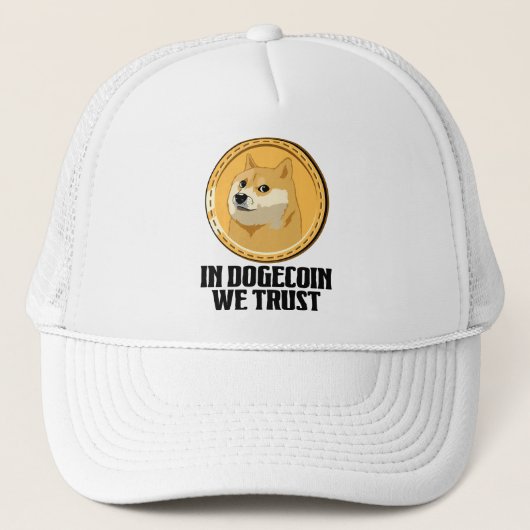 In Doekoetsen in We Trust Funny Cryptocurrency Trucker Pet (Voorkant)