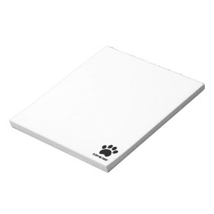 In Dog vertrouwen we op notebook Notitieblok