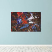 In duisternis Abstract Canvas Afdruk (Insitu (Houten vloer))