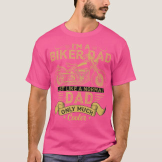 In een biker vader net als een normale vader allee t-shirt