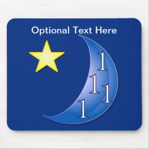  in een blauwe maan muismat