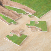 In een bloementuin legpuzzel (Zijkant)
