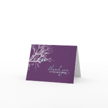 In een boom zitten Dankbriefje