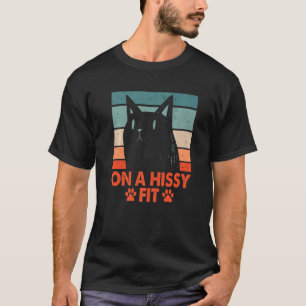In een boze bui Funny Cat Liefhebber Humor Kitten T-shirt