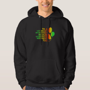 In een dierenarts receptionist dierenartsen nodig hoodie