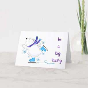 IN EEN GROTE HEER OM JE MERRY CHRISTMAS TE WACHTEN FEESTDAGEN KAART